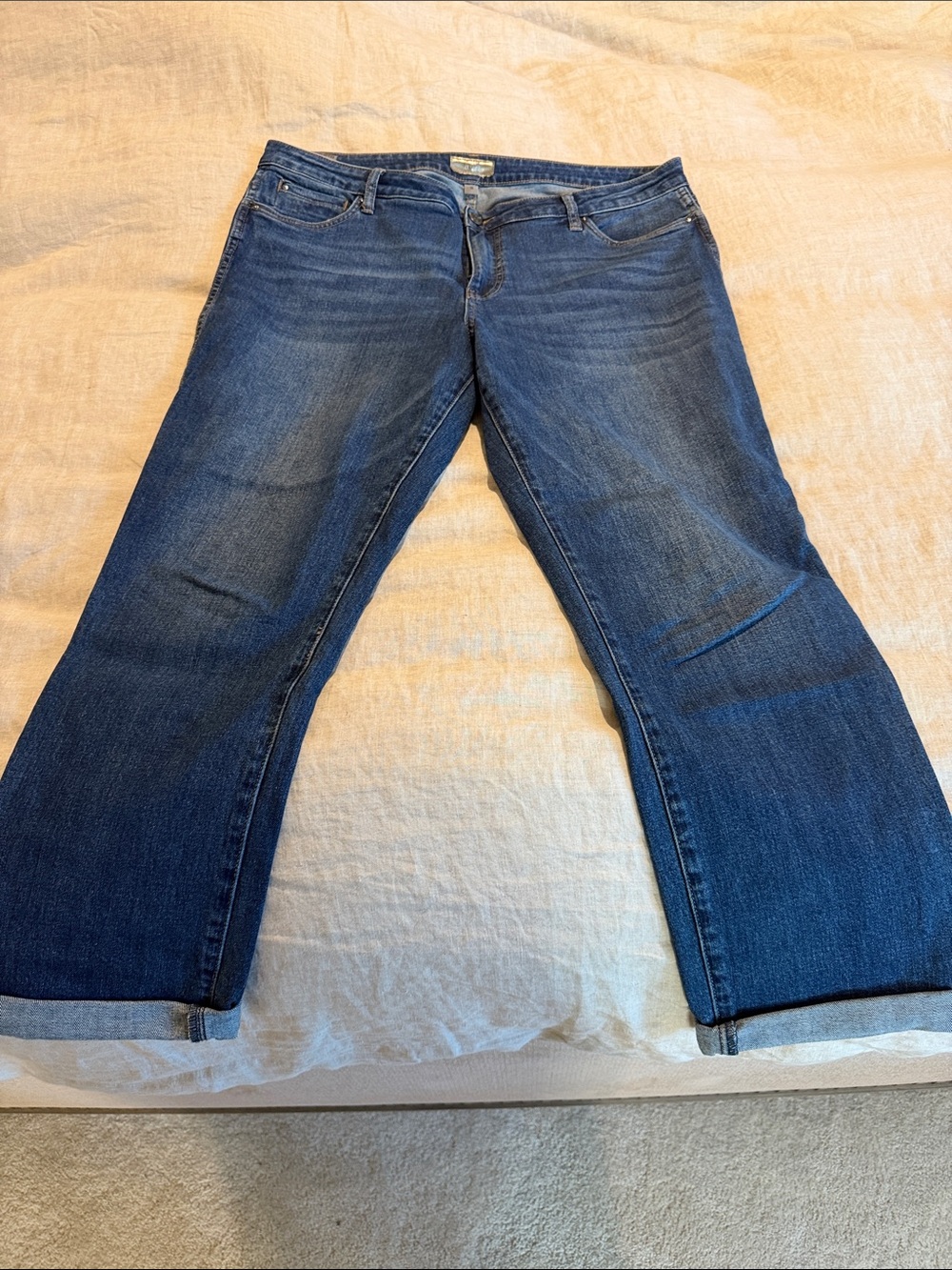 KUT Classic Women's Dark Blue boyfriend Jeans Size 18